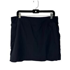 Athleta Brooklyn Skort Black Size 16 Women’s 16” Length Golf Tennis Athletic